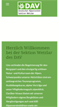 Mobile Screenshot of dav-wetzlar.de